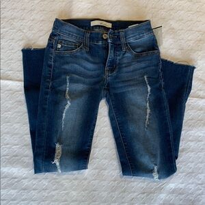 Women's Blue Distressed Jeans